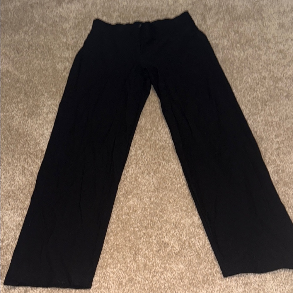 Eileen Fisher Women’s  Black Pull On Straight Leg Pants - PS. B9